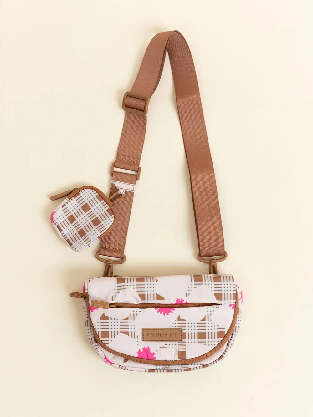 FIGHTING EEL: Barcelona Crossbody - Vintage Palaka Zinnia - Picture 5 of 8